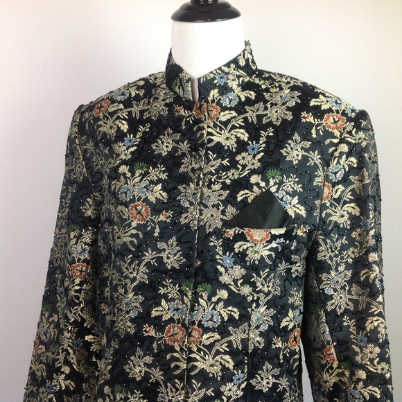 Vintage JA Resort Evening Jacket Womens Medium - Picture 4 of 8